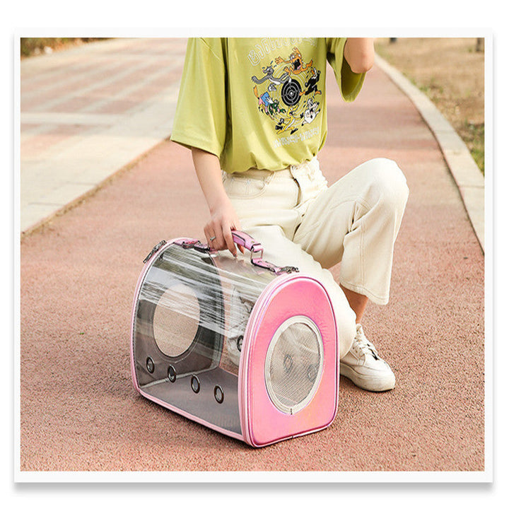 Elevate Your Travel Experience with the Transparent Pet Travel Bag