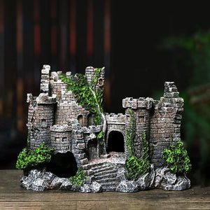 Transform Your Aquarium with Our Resin Castle Decoration