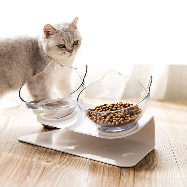 Enhance Your Pet's Dining Experience with Our Non Slip Double Pet Bowl!