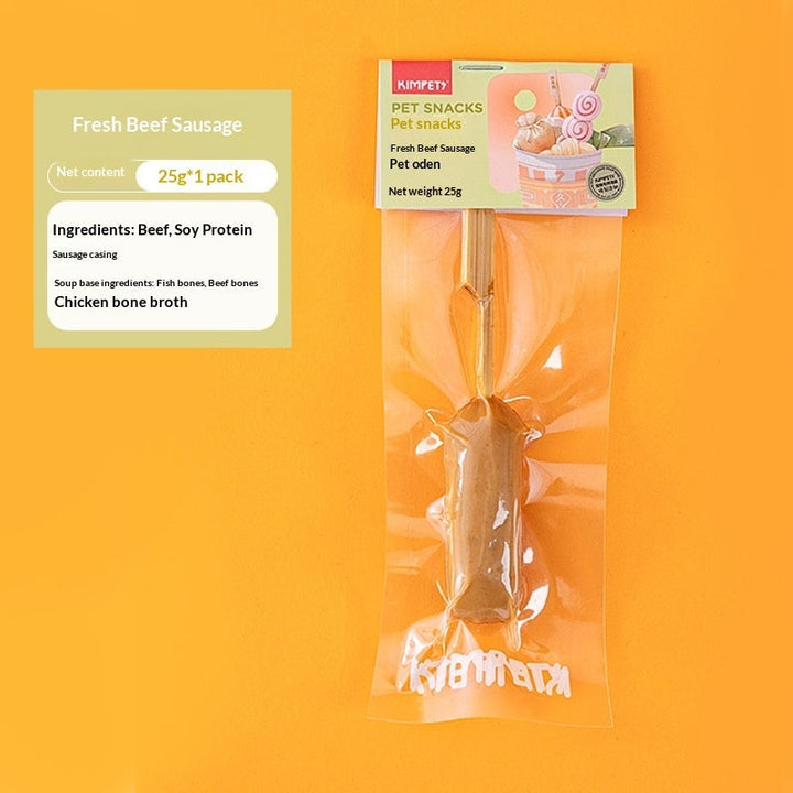 Why Your Pet Deserves the Best: New Pet Treats Dried Meat Skewers Oden Sticks