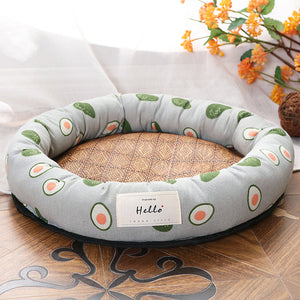 Discover the Comfort of the Round Pet Kennel Summer Cool Den