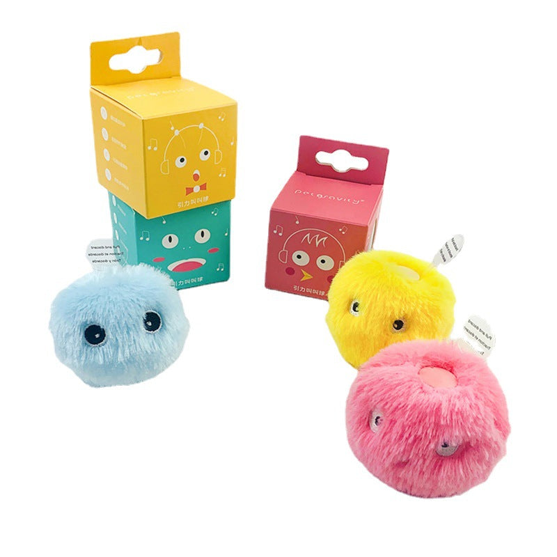 Kitty Calling Light Emitting Teasing Ball Catnip Sound Long Lasting Molar Pet Toy