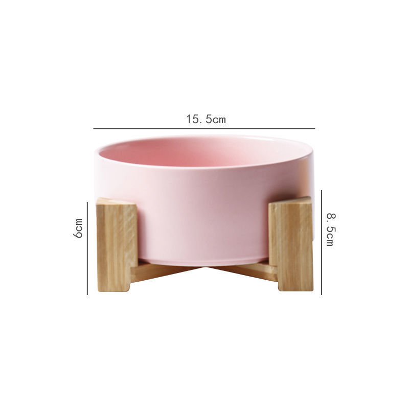 Pet Large Capacity High Stand Ceramic Bowl