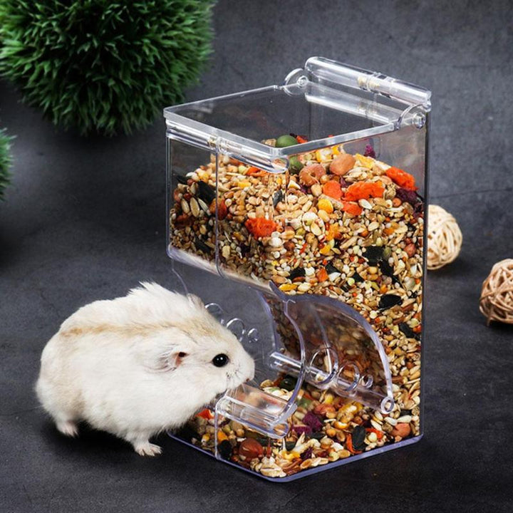 Fixed Food Box Feeder For Pet Cage Feeding System