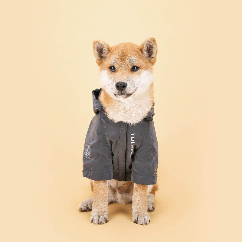 Pet Rainproof Jacket Hooded Clothes