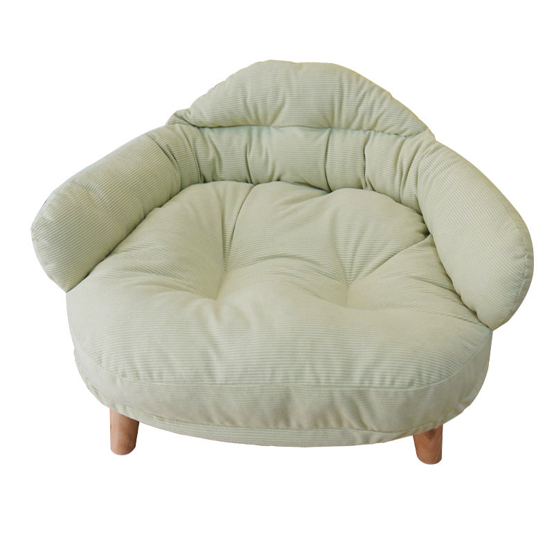 Pet Four Seasons Raised Solid Wood Thickened Bed