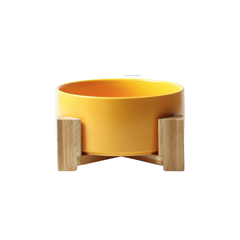 Pet Large Capacity High Stand Ceramic Bowl
