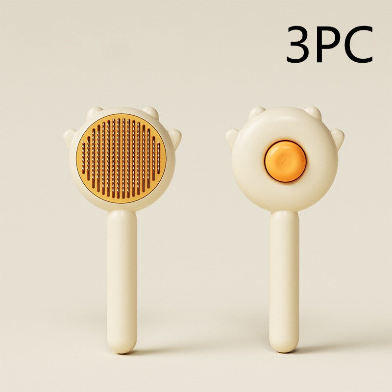 Pet Grooming Comb With Massage Function For Easy Hair Removal