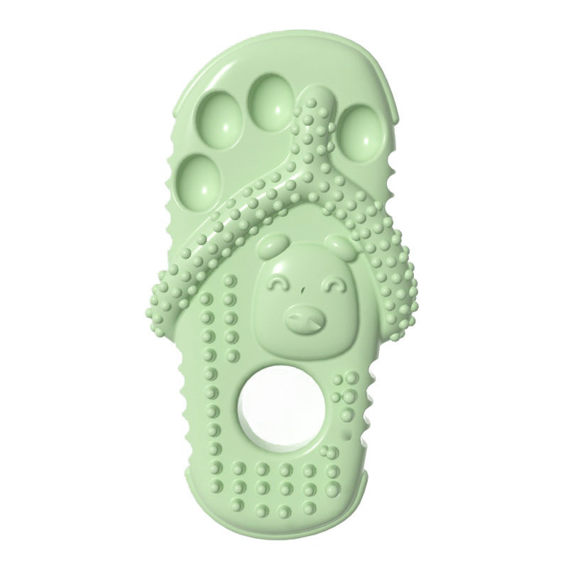 Durable Pet Chewing Slipper Toy Teething Rubber Dental Health Toy