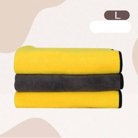 Pet Absorbent Bath Towel For Fast Drying And Grooming Use