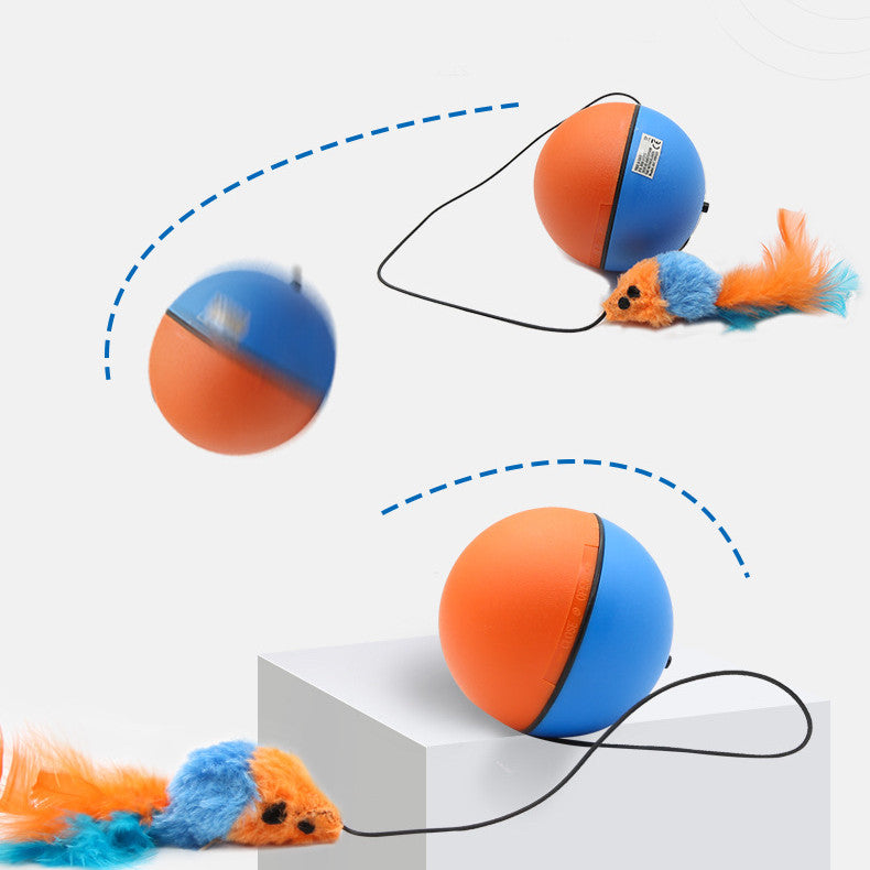 Automatic Intelligent Pet Tease Ball Teeth Grinding Interactive Toy