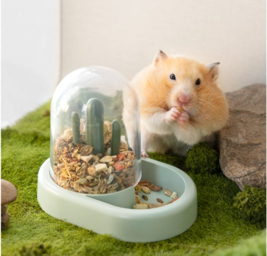 Creative Cactus Automatic Feeder For Pet Cage Food System