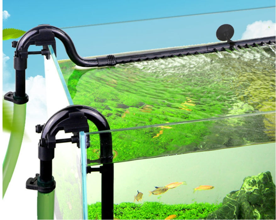 Filter Barrel Water Inlet Outlet Rain Shower Pipe For Pet Tank System