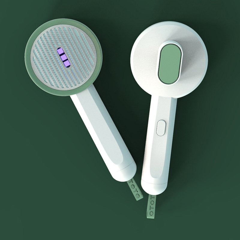 2-In-1 Pet Grooming Comb With UVC Detection And Hair Removal