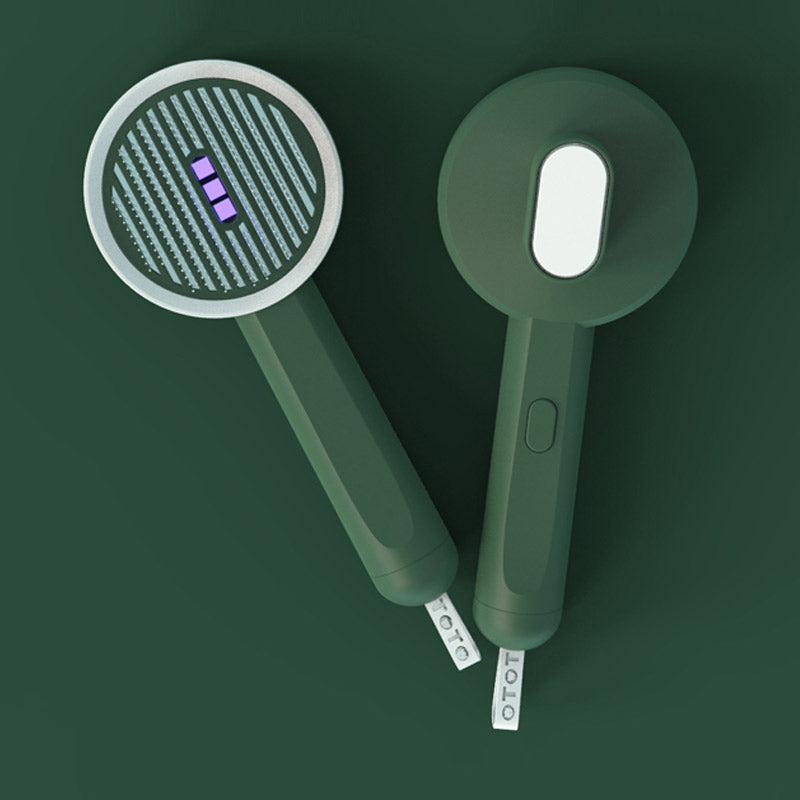 2-In-1 Pet Grooming Comb With UVC Detection And Hair Removal