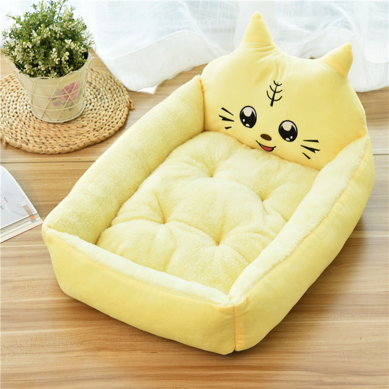 Pet Large Warm Cozy Soft Fleece Nest Bed