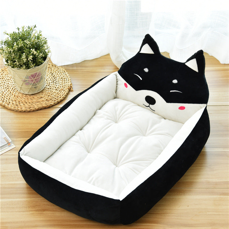 Pet Large Warm Cozy Soft Fleece Nest Bed
