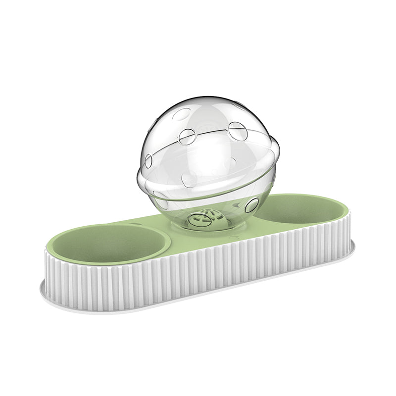Plastic Pet Automatic Feeder Drinking Water Bowl