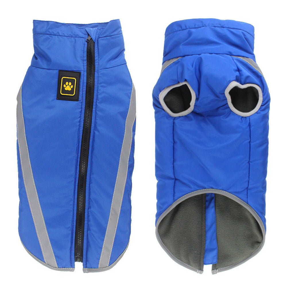 Pet Winter Reflective Padded Warm Jacket Clothes