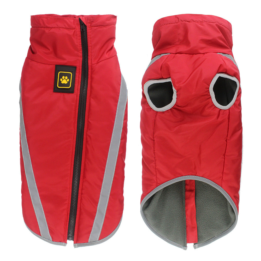 Pet Winter Reflective Padded Warm Jacket Clothes