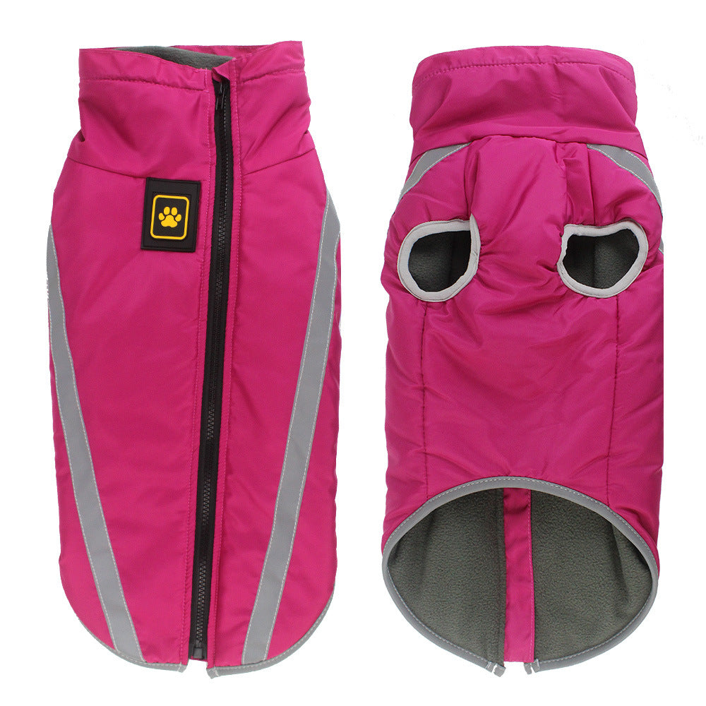 Pet Winter Reflective Padded Warm Jacket Clothes