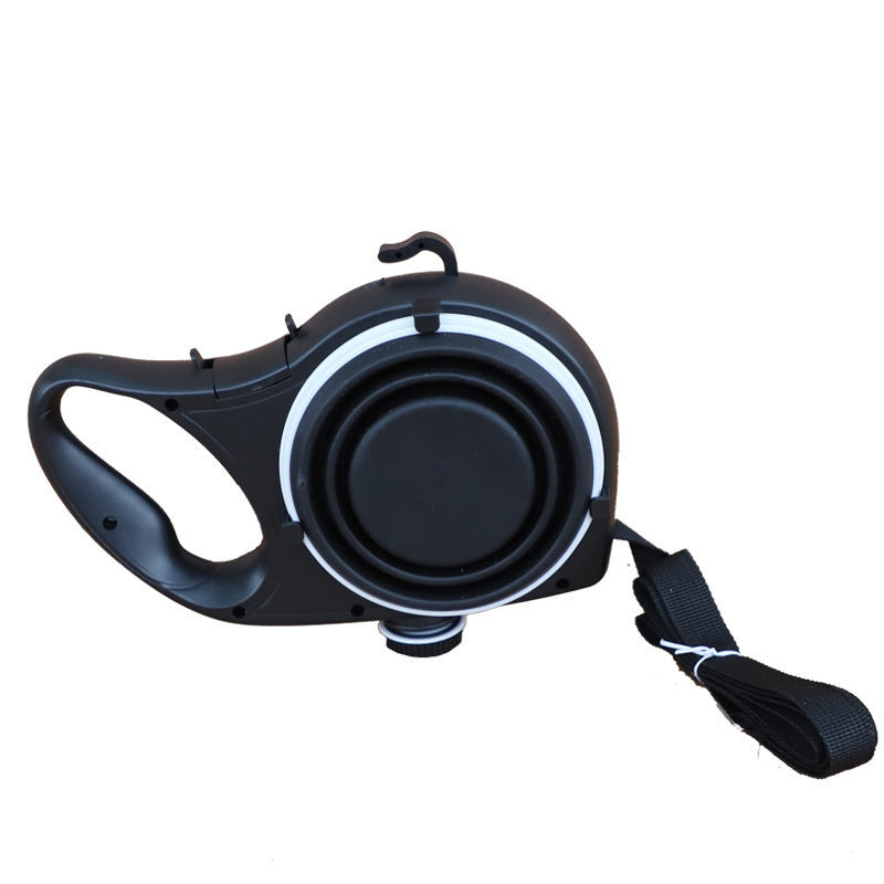 Pet Multifunctional Portable Leash With Water Bottle Supplies