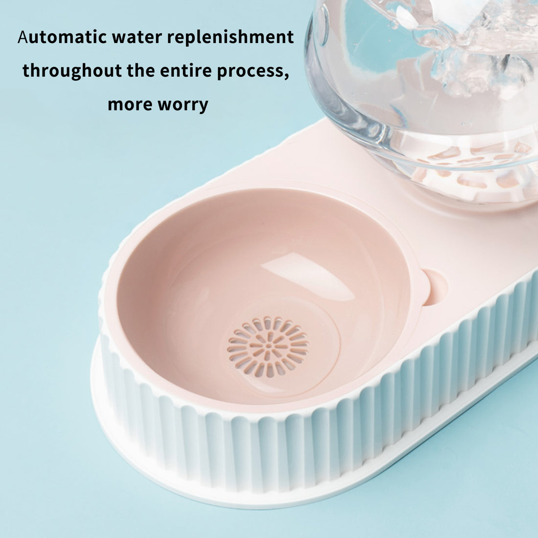 Plastic Pet Automatic Feeder Drinking Water Bowl