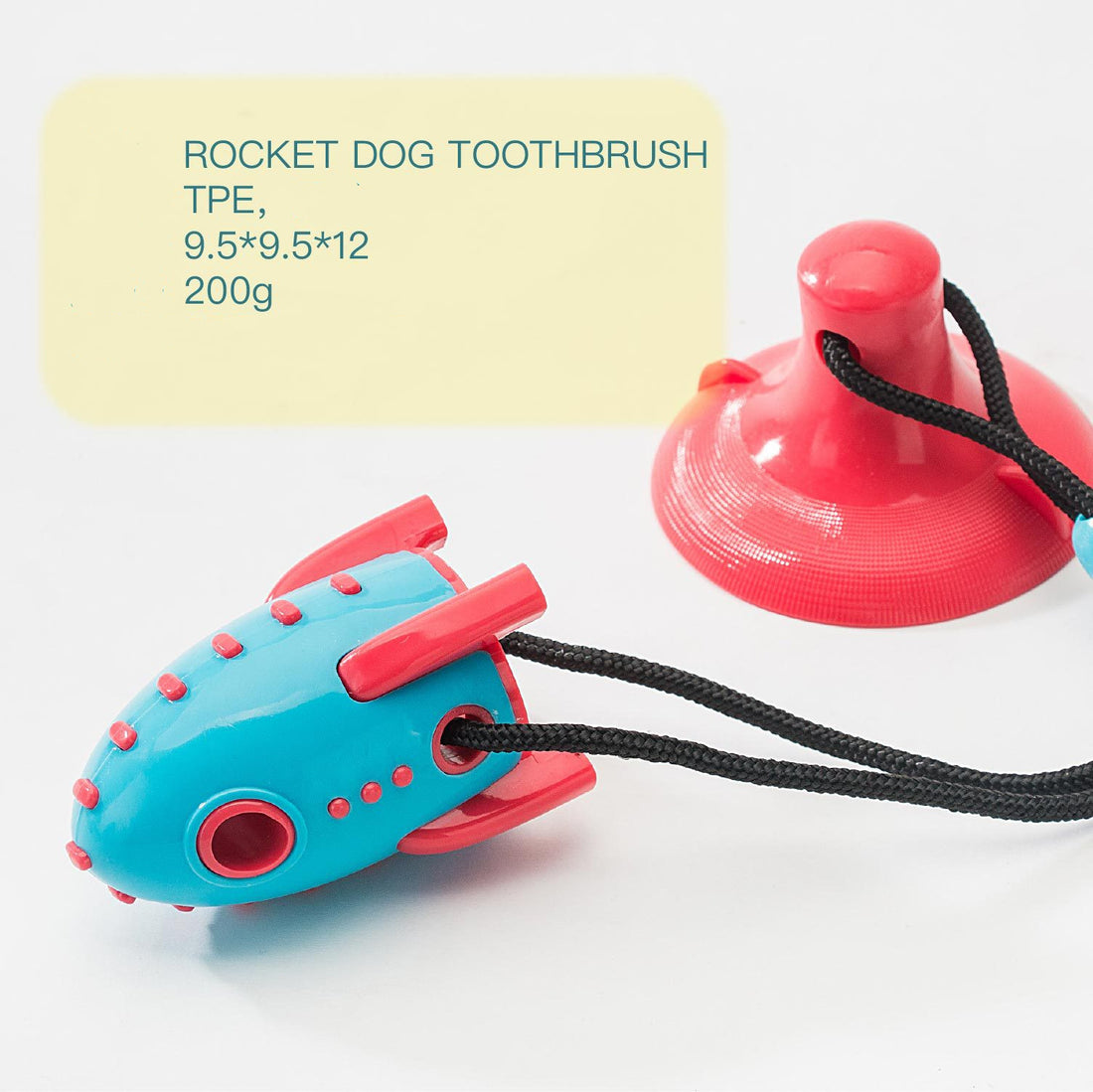 Rocket Pet Food Dispensing Bite Resistant Interactive Pet Toy