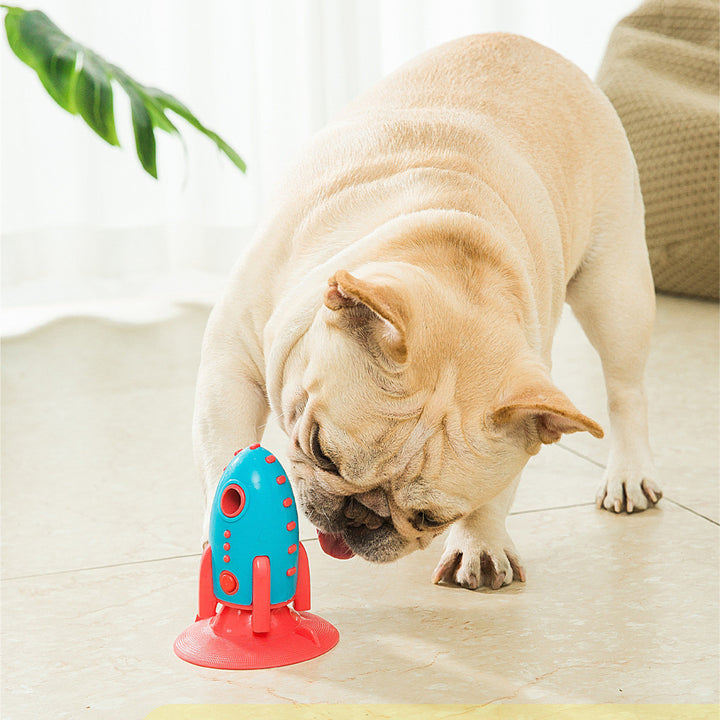 Rocket Pet Food Dispensing Bite Resistant Interactive Pet Toy