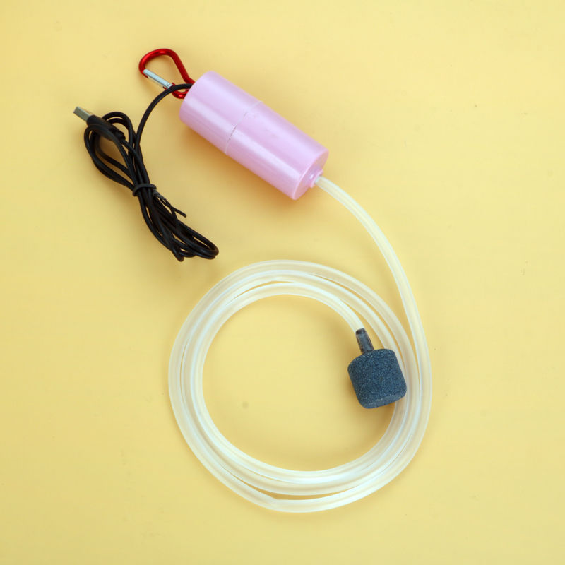 USB Oxygen Air Pump For Pet Tank Portable Silent Aeration