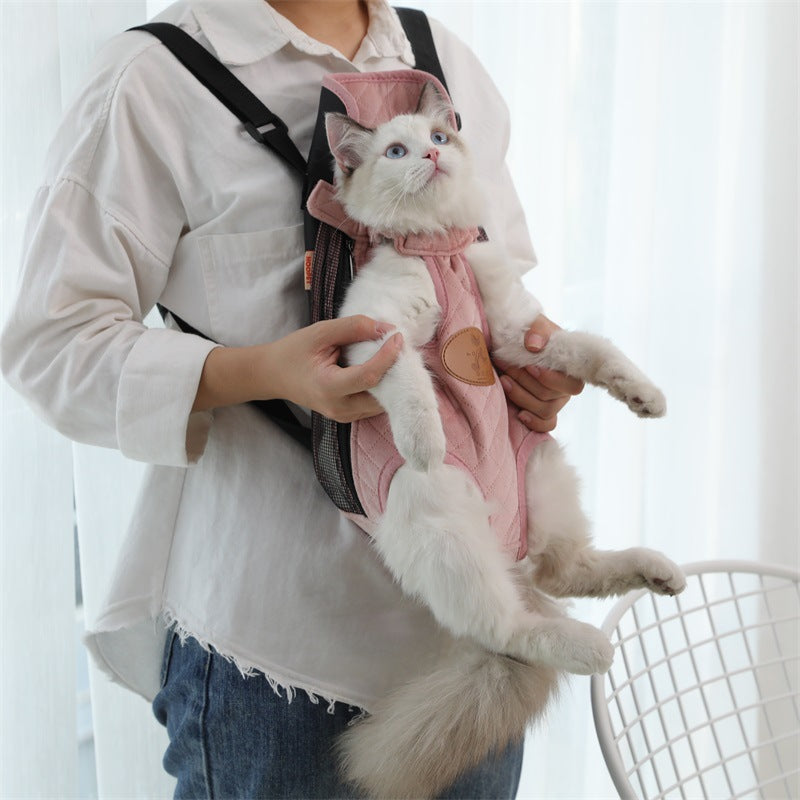 Portable Pet Backpack For Spring Outdoor Travel Use