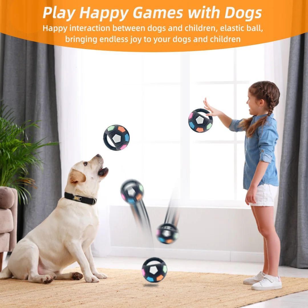 New Football Tennis Ball Shape Pet Toy Durable Teething Relief Outdoor Training Squeaky Toy