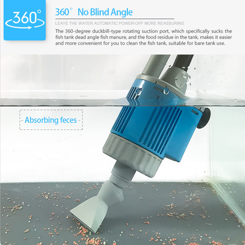 Electric Gravel Cleaner For Pet Tank Sand Vacuum Maintenance