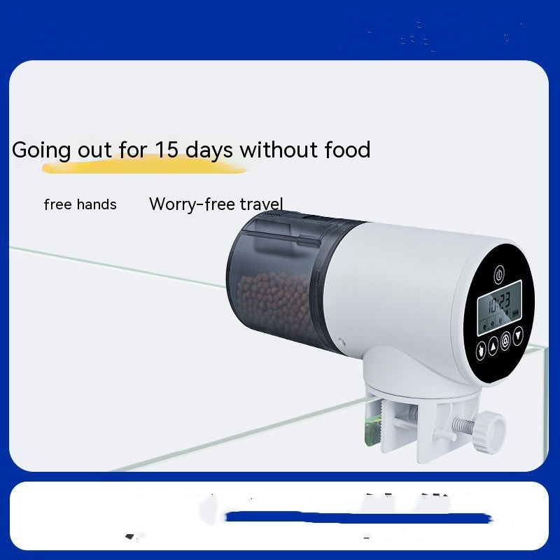 Intelligent Timed Automatic Pet Fish Feeder For Aquarium System