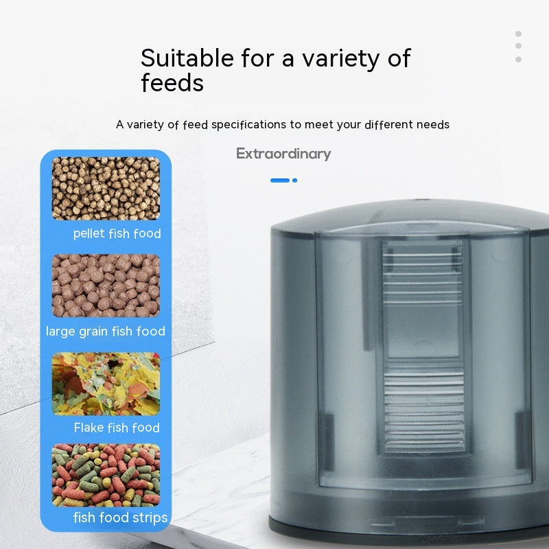 Intelligent Timed Automatic Pet Fish Feeder For Aquarium System