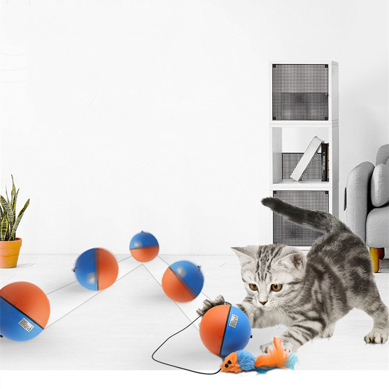 Automatic Intelligent Pet Tease Ball Teeth Grinding Interactive Toy