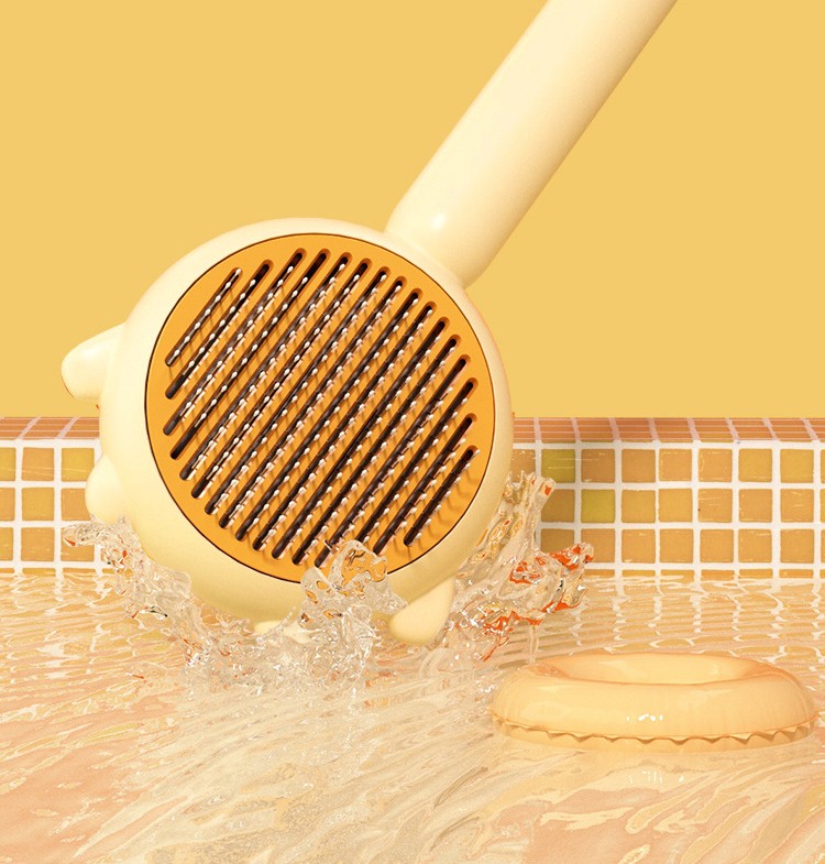 Pet Grooming Comb With Massage Function For Easy Hair Removal