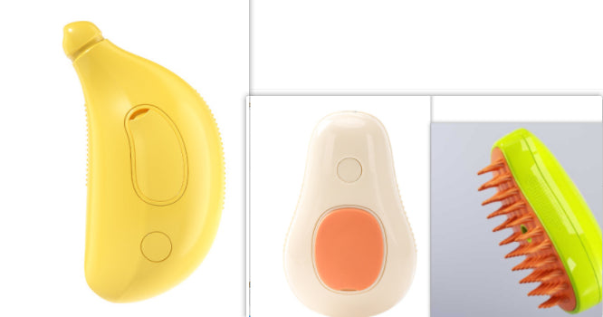Electric Self Cleaning Steam Pet Grooming Brush For Massage And Hair Care