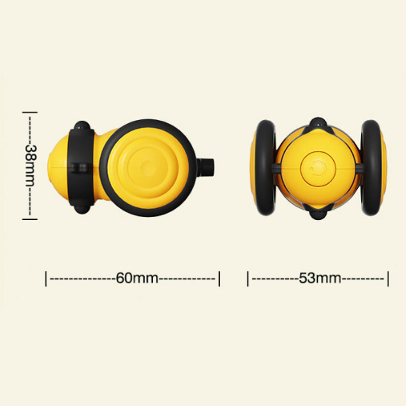 Electric Interactive Running Bee Pet Teaser Feather Toy