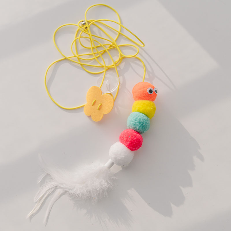 Pet Interactive Rope Grabbing Mouse Telescopic Hanging Toy