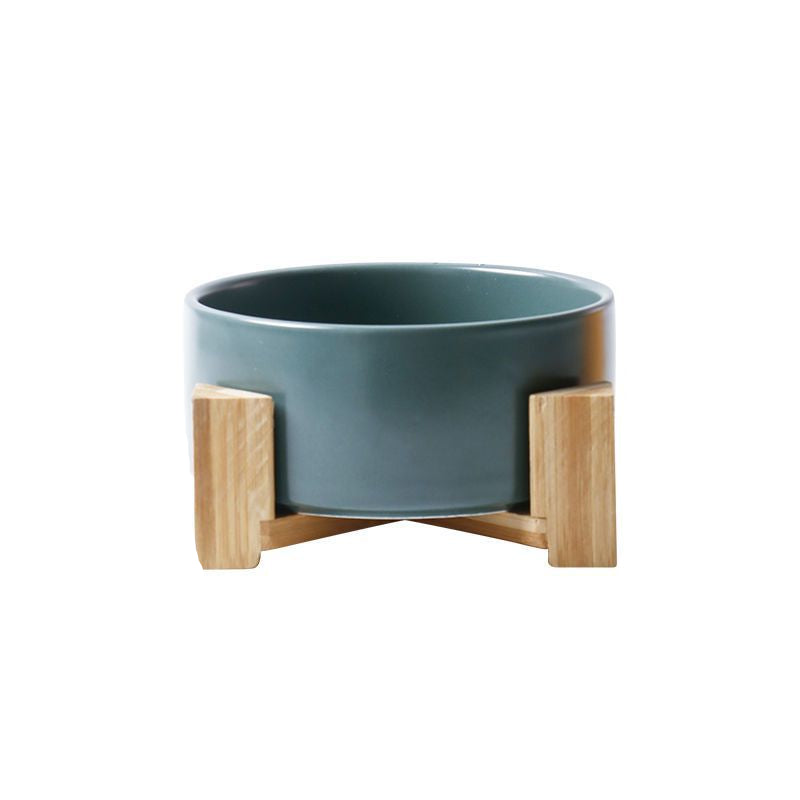 Pet Large Capacity High Stand Ceramic Bowl