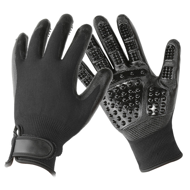 Pet Grooming Glove For Shedding Removal And Massage Cleaning Tool