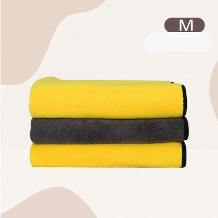 Pet Absorbent Bath Towel For Fast Drying And Grooming Use