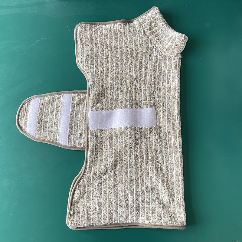 Pet Bath Robe Towel For Fast Drying And Grooming Use
