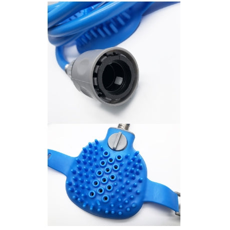 Pet Bathing Glove With Silicone Nozzle And Massage Shower Brush