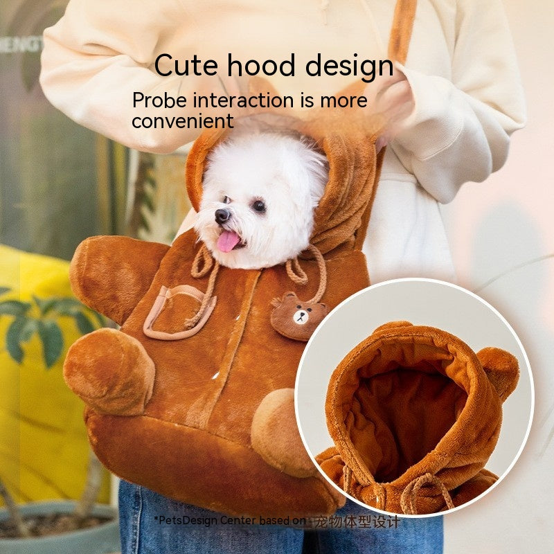 Pet Animal Shaped Diaper Bag Off Shoulder Portable Backpack
