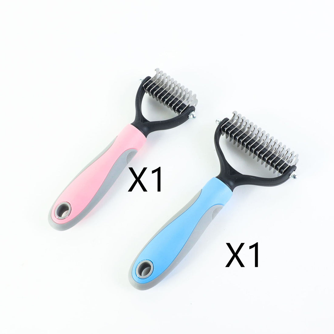 Stainless Steel Double Sided Pet Grooming Comb For Hair Removal And Dematting