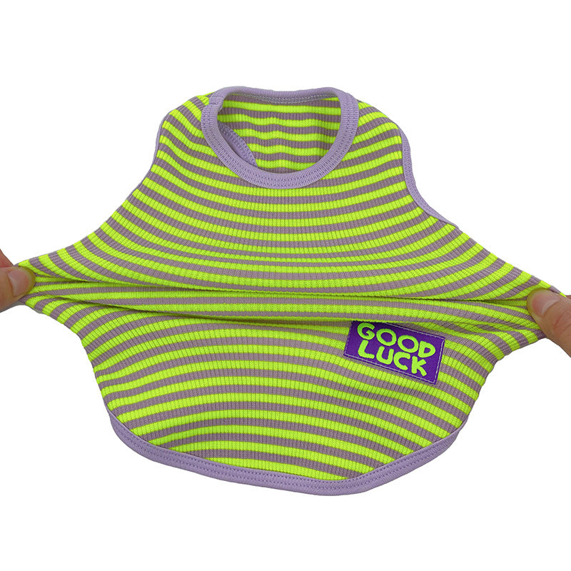 Pet Cool Breathable Striped Vest Clothes