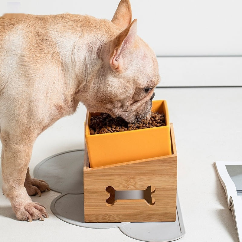 Pet Large Capacity High Stand Ceramic Bowl