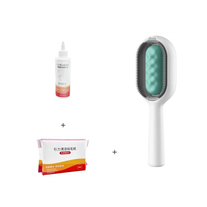Pet Grooming Brush With Tank For Detangling And Hair Removal